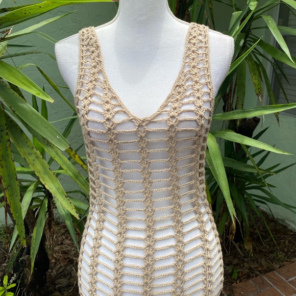 C.H.Y Fashions Other - Crochet Long Dress Beach Cover Up